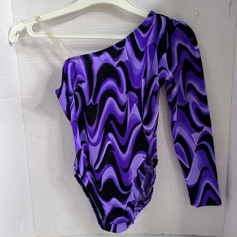 Purple/lilac bodysuit for dance/gym youth XL Hamilton’s theatrical supply